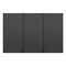 Black Metal Pegboard Panels with Volcanic Holes, 132 lbs Load